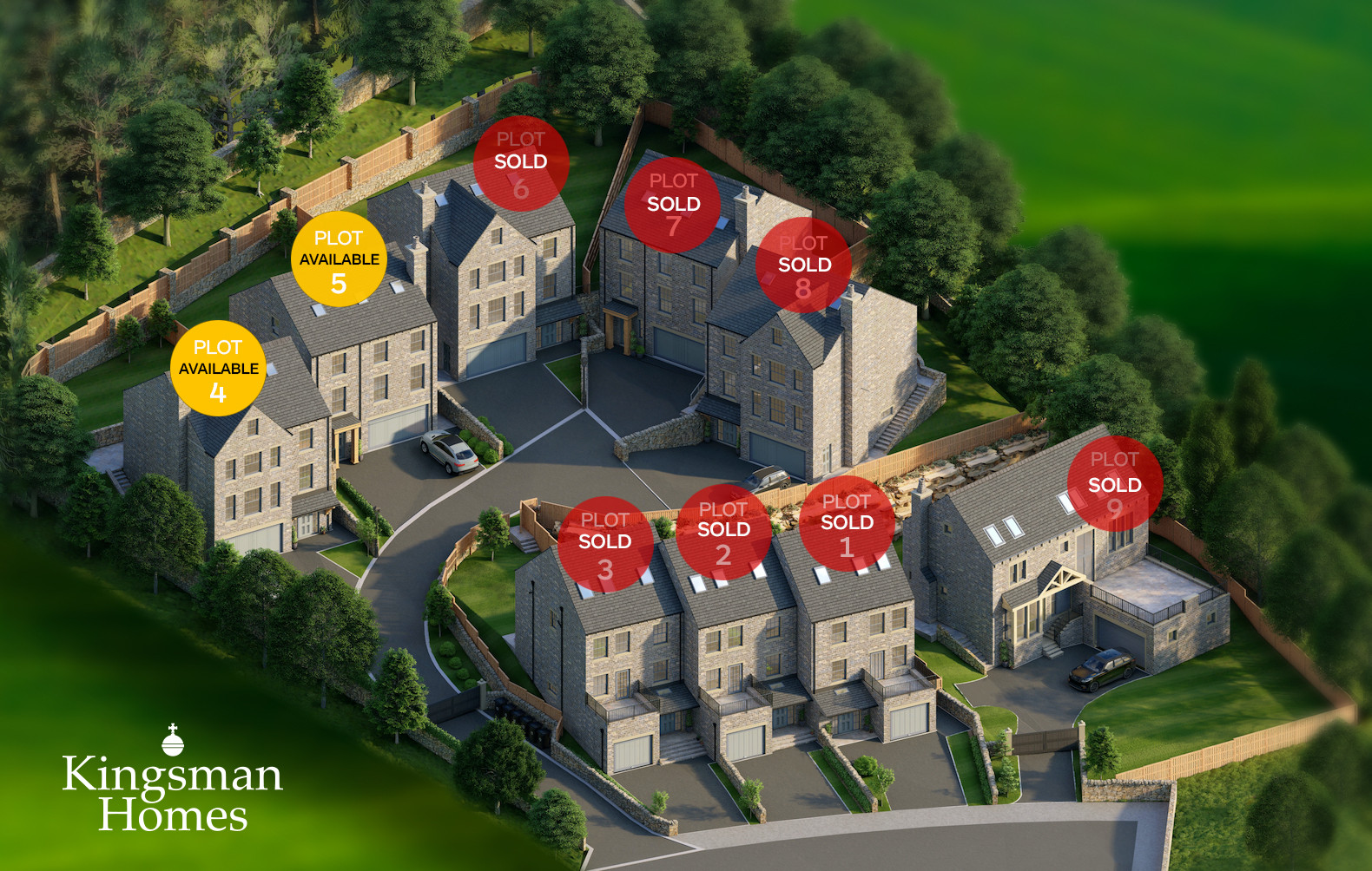 New homes in Brockholes, Holmfirth from Kingsman Homes