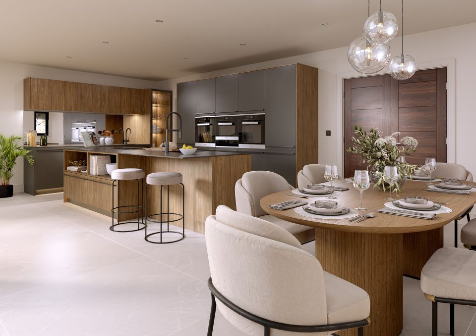 CGI representation of kitchen