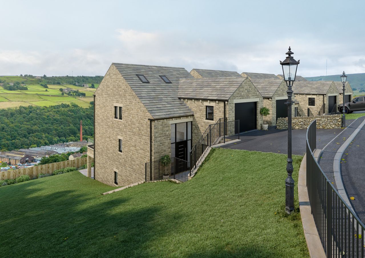 Large detached new build property in Holmfirth